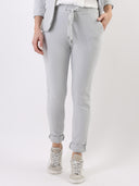 Pantalone in felpina e coulisse