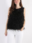 Top Gatsby con paillettes piumette