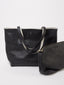 Borsa Kate double face nero/grigio