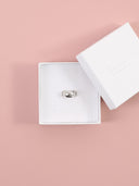 Anello in argento 925 a fascia