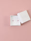 Orecchini in argento 925 con punto luce rosa