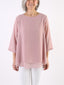 Camicia basic con bottoncino sulla schiena
