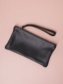 Pochette in vera pelle