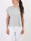 T-shirt Pearl con colletto gioiello