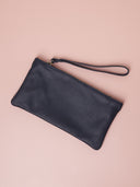 Pochette in vera pelle