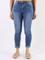 Blue jeans skinny graffiati