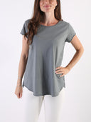 T-shirt Bianco con B dietro