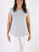 T-shirt Bianco con B dietro
