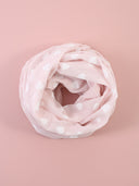 Pashmina in seta e cotone con cuori