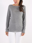 Maglia basic in misto cashmere