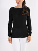 Maglia basic in misto cashmere