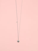 Collana lunga con ciondolo cuore e stellina