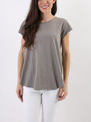 T-shirt Bianco con B dietro