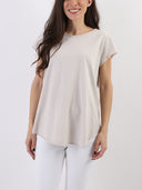 T-shirt Bianco con B dietro