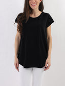 T-shirt Bianco con B dietro