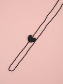 Collana lunga in cristalli con cuore easy soft