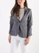 Blazer in felpina e tasche