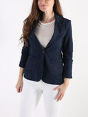 Blazer in felpina e tasche