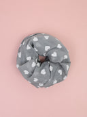 Pashmina in seta e cotone con cuori