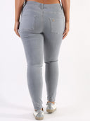 Jeans push-up soft con brillantino