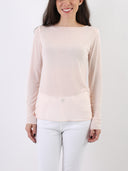 Maglia basic in misto viscosa e seta