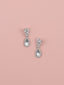 Orecchini pendenti Penelope su base silver