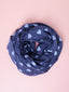 Pashmina in seta e cotone con cuori