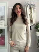 Maglia basic in misto cashmere