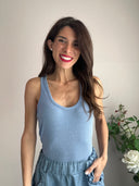 Top sottogiacca vogatore con lurex