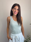 Top sottogiacca vogatore con lurex