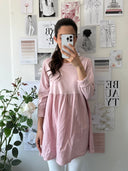 T-shirt taglio impero con manica lunga