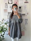 T-shirt taglio impero con manica lunga