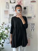 T-shirt taglio impero con manica lunga