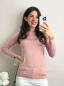 Maglia basic in misto cashmere