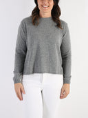 Maglioncino in misto lana e cashmere con bottoncini sulla schiena