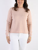 Maglioncino in misto lana e cashmere con bottoncini sulla schiena