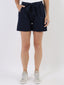 Shorts con fiocchetto ed elastico in vita