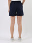 Shorts con fiocchetto ed elastico in vita
