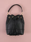 Borsa in pelle Marty a secchiello con nappe