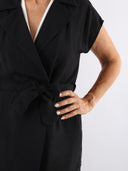 Completo in viscosa con blazer e pantapalazzo
