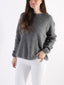 Maglione basic misto alpaca e lana