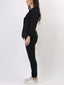 PREORDINE - Blazer e pantalone in felpina nero