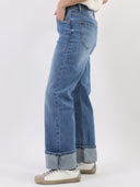 Blue jeans a palazzo