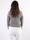 Maglioncino basic con scollo a portafoglio