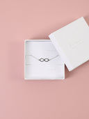 Bracciale in argento 925 simbolo infinito