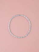 Collana girocollo cuori strass crystal