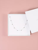 Collana girocollo con mini cuoricini