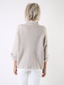 Maglione con maniche a pipistrello a 3/4