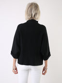 Maglione con maniche a pipistrello a 3/4