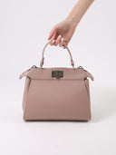 Borsa Adele in pelle rosa con tracolla